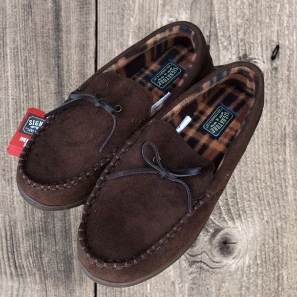 Levi Strauss Slippers Brown Moccasins 